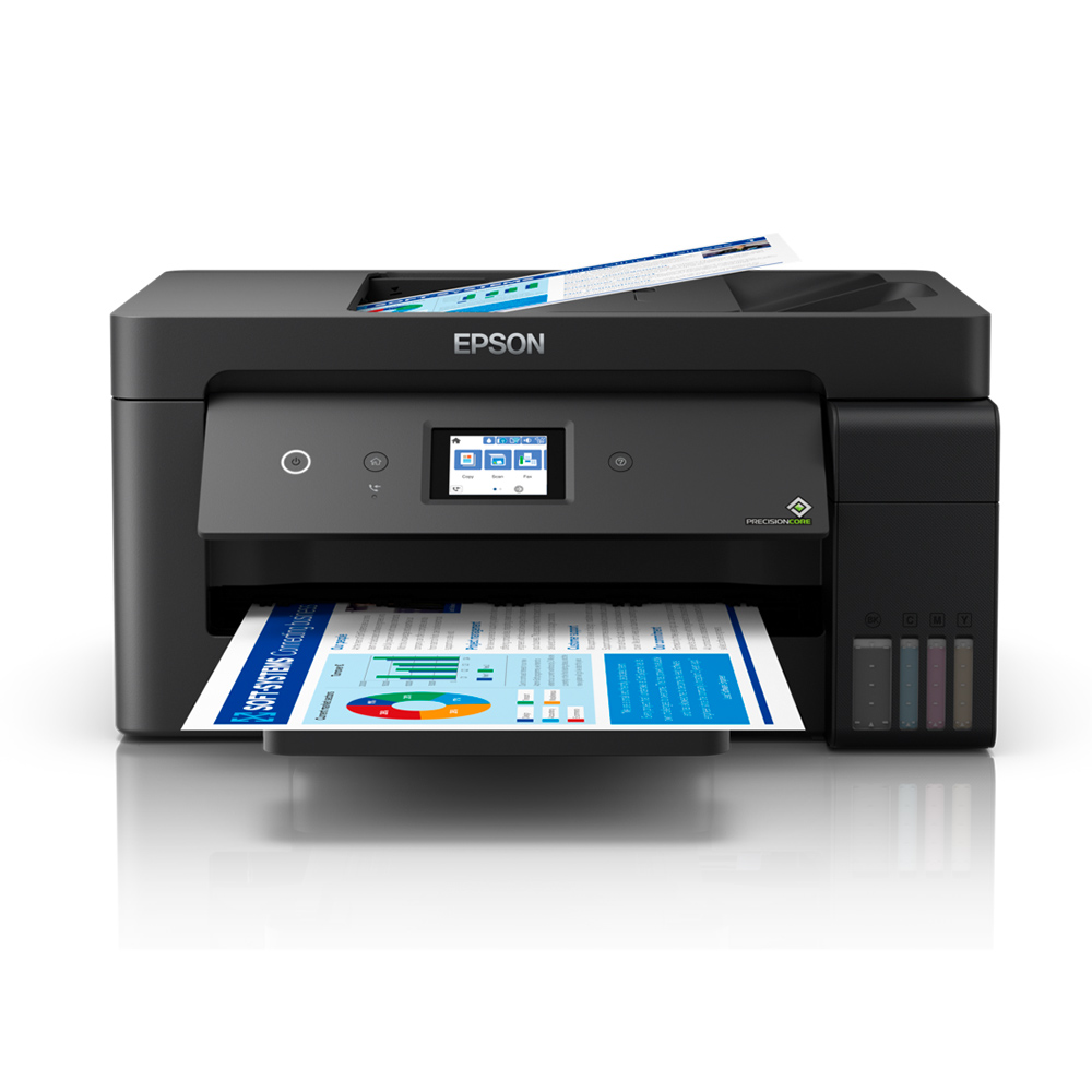 Impresora inalámbrica multifuncional 4 en 1 Epson EcoTank L14150 con impresión 100% sin cartuchos hasta A3+
